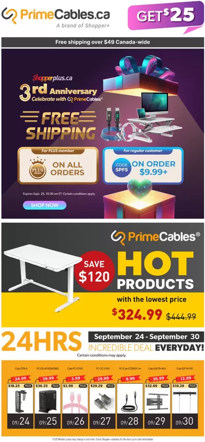 Electronics offers in Schreiber | Current deals and offers in Primecables | 2024-09-26 - 2024-10-01