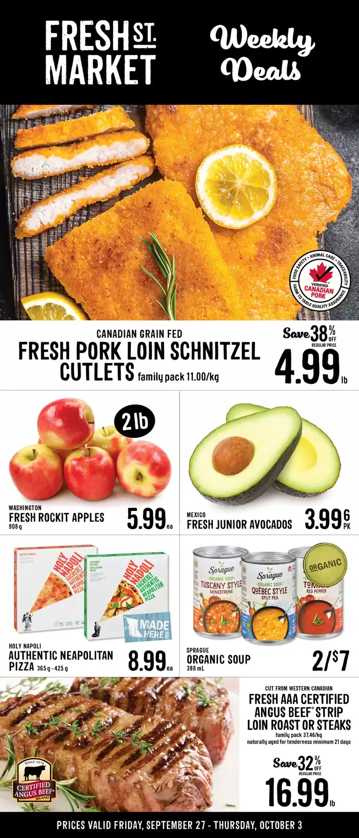 Fresh St Market catalogue in Vancouver | Top deals and discounts | 2024-09-27 - 2024-10-11