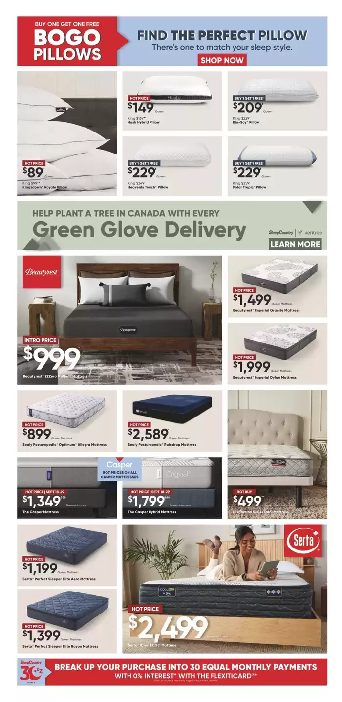 Sleep Country catalogue in Surrey | Current deals and offers | 2024-09-30 - 2024-10-06