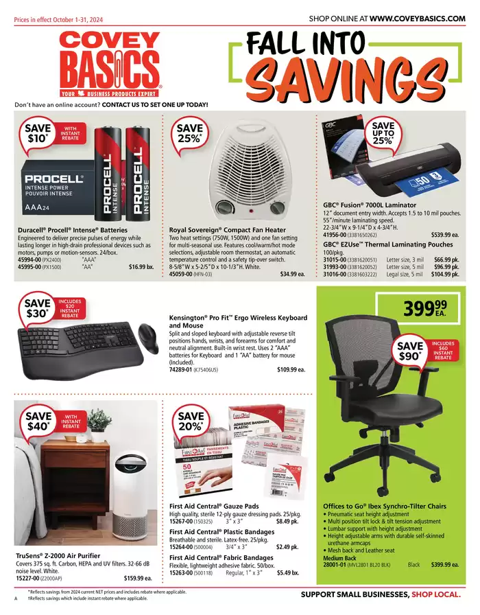 Covey Basics catalogue in Grand Falls-Windsor | Fall Into Savings | 2024-10-01 - 2024-10-31