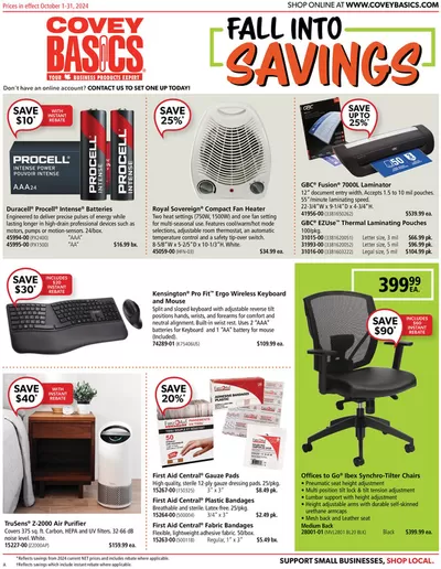 Home & Furniture offers in Salmon Cove | Fall Into Savings in Covey Basics | 2024-10-01 - 2024-10-31