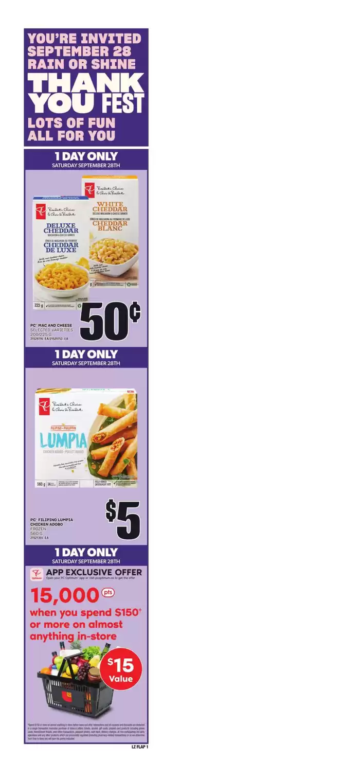 Loblaws catalogue in Mississauga | Top deals for all customers | 2024-09-26 - 2024-10-02