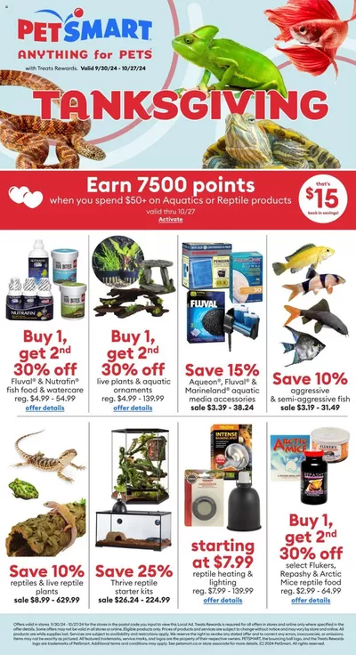 Petsmart catalogue in Sarnia | Petsmart weekly flyer | 2024-09-30 - 2024-10-27