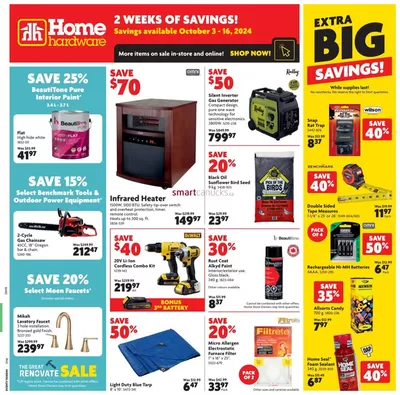 Home Hardware catalogue in Kentville | Special offers for you | 2024-10-03 - 2024-10-16