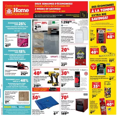 Home Hardware catalogue in Kentville | Our best offers for you | 2024-10-03 - 2024-10-16