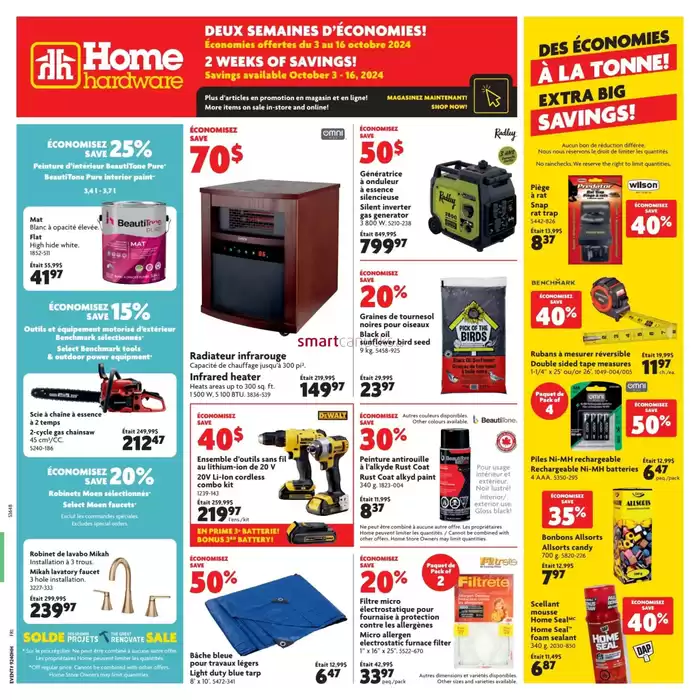 Home Hardware catalogue in Toronto | Our best bargains | 2024-10-03 - 2024-10-16