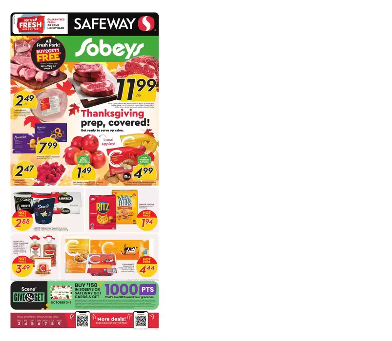 Safeway catalogue in Calgary | Top offers for smart savers | 2024-10-03 - 2024-10-09