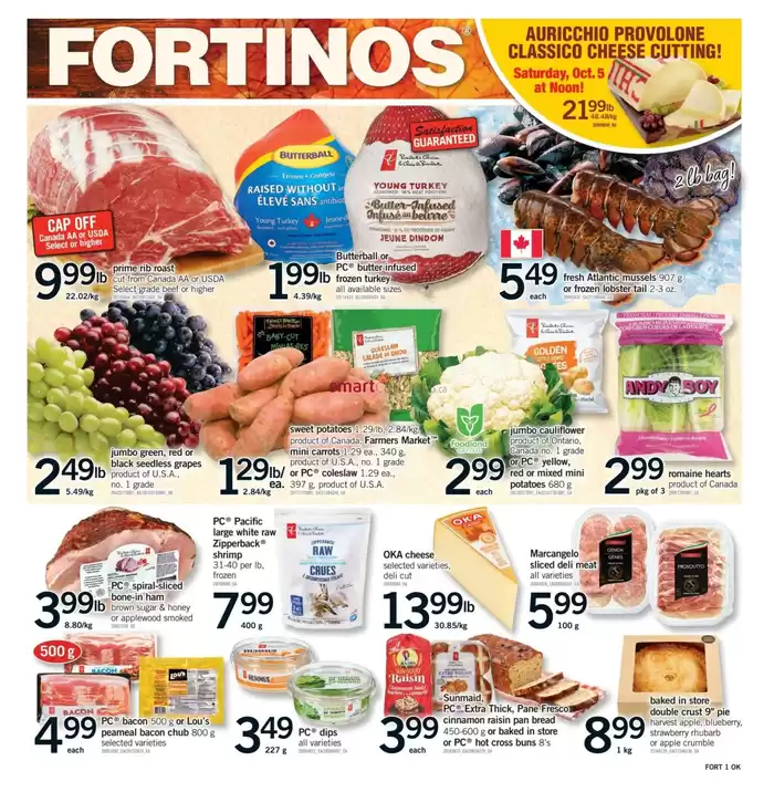 Fortinos catalogue in Hamilton | Fortinos weekly flyer | 2024-10-03 - 2024-10-09