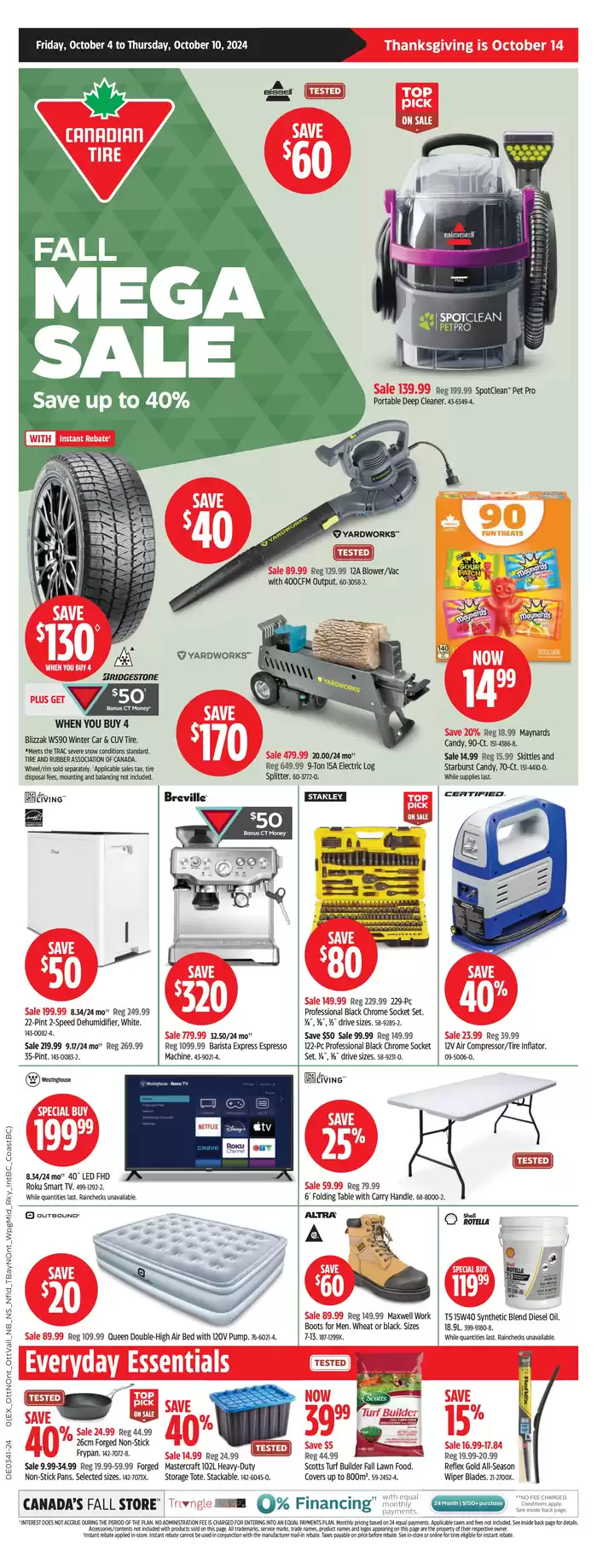 Canadian Tire catalogue in Woodstock | Save now with our deals | 2024-10-04 - 2024-10-10