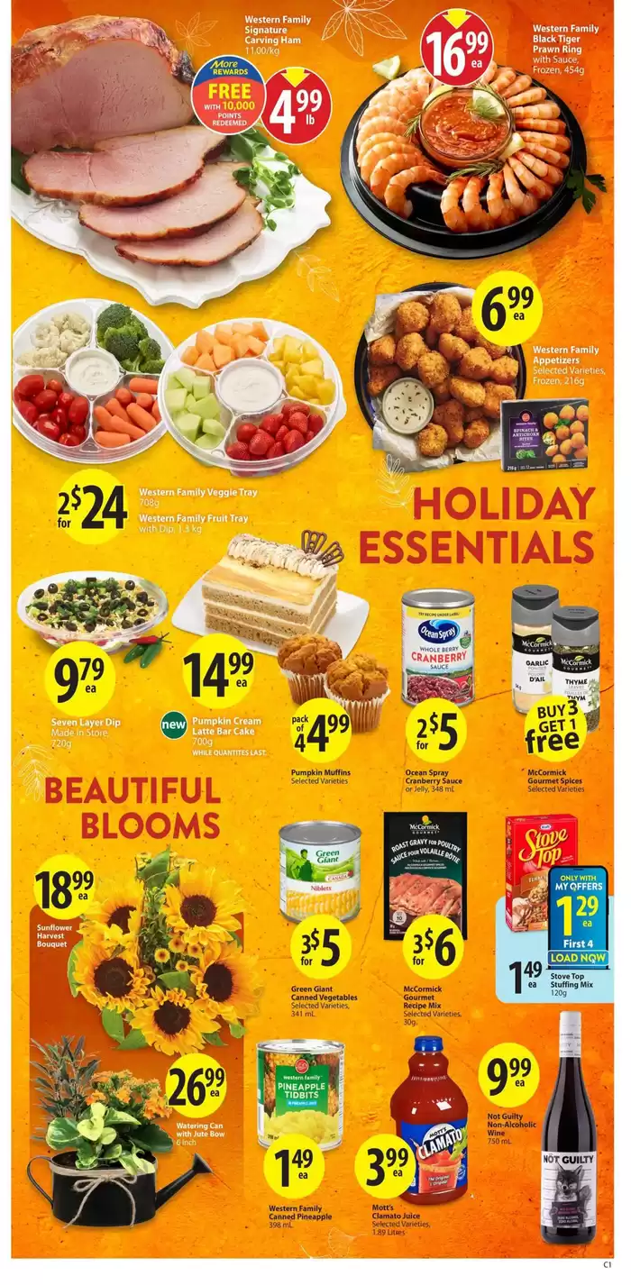 Save on Foods catalogue in Vancouver | Thanksgiving Savings | 2024-10-03 - 2024-10-09