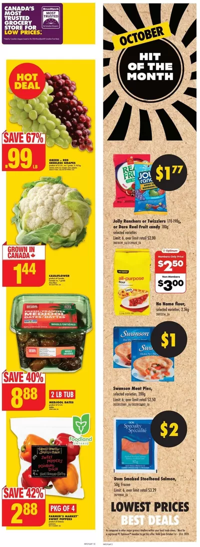 No Frills catalogue in Markham | Top offers for all bargain hunters | 2024-10-03 - 2024-10-09