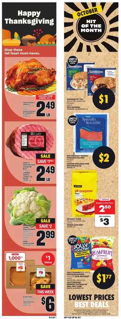 Independent Grocer catalogue in Ottawa | Current bargains and offers | 2024-10-03 - 2024-10-09