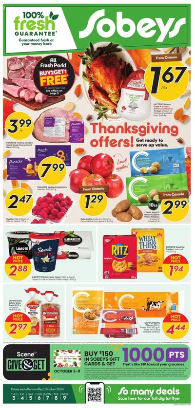 Sobeys catalogue in Truro | Sobeys Weekly ad | 2024-10-03 - 2024-10-09