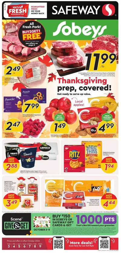 Sobeys catalogue in Truro | Exclusive deals and bargains | 2024-10-03 - 2024-10-09