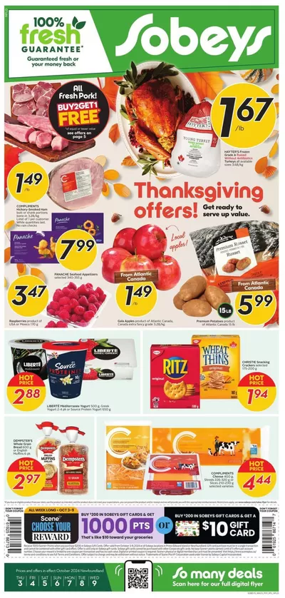 Sobeys catalogue in Truro | Top offers for all bargain hunters | 2024-10-03 - 2024-10-09