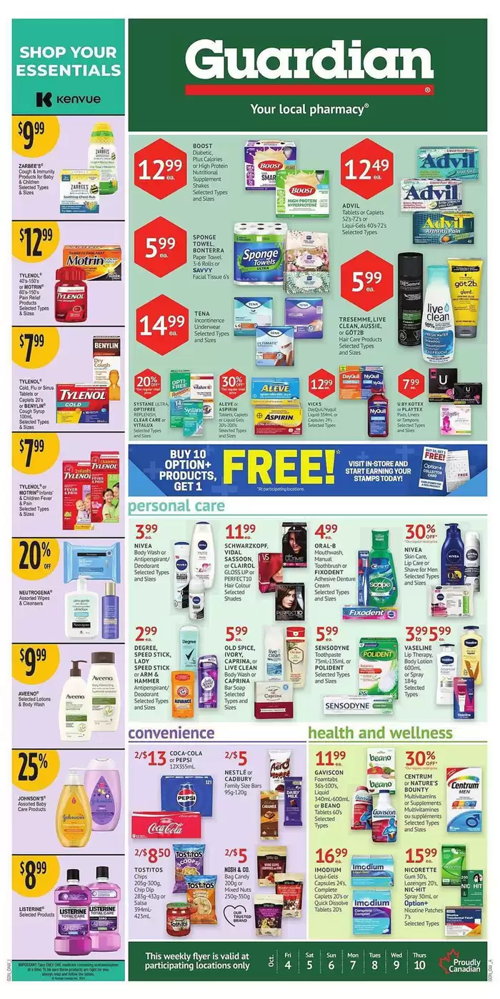 Guardian Pharmacy catalogue in Newport NS | Guardian Pharmacy weekly flyer | 2024-10-04 - 2024-10-10