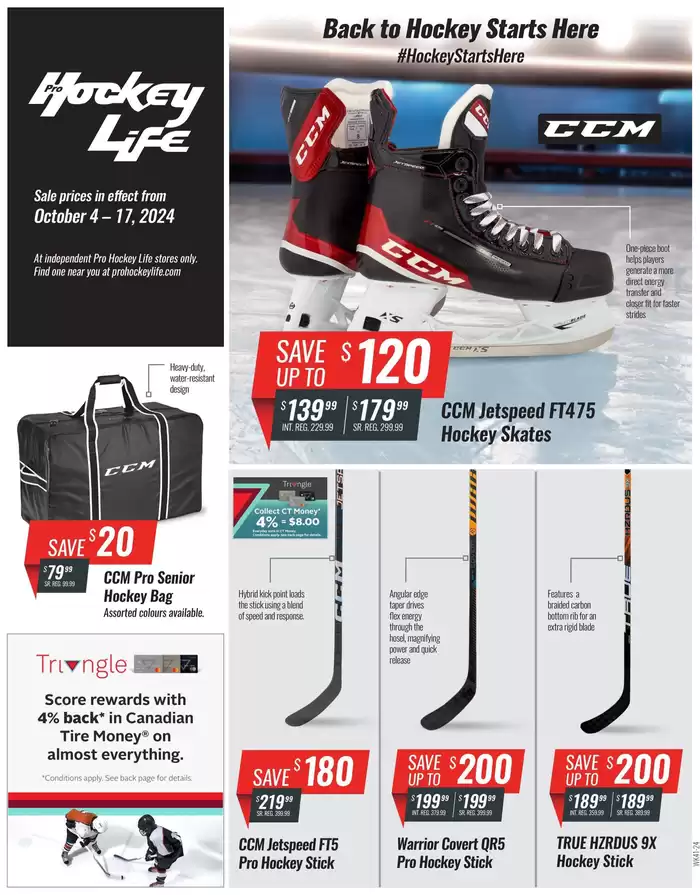 Pro Hockey Life catalogue in Mississauga | Back To Hockey Starts Here | 2024-10-04 - 2024-10-17