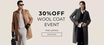 Clothing, Shoes & Accessories offers in Edmonton | 30% OFF WOOL COAT EVENT in Danier | 2024-10-08 - 2024-10-22