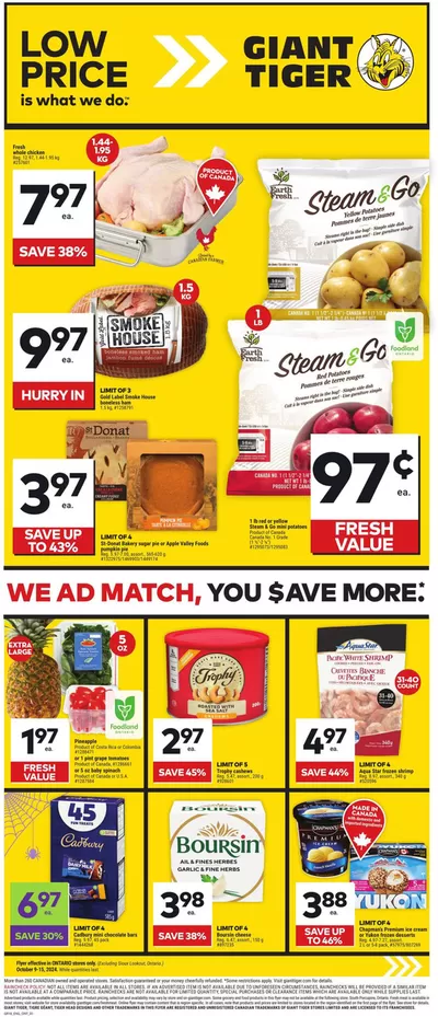 Giant Tiger catalogue in Ottawa | Current special promotions | 2024-10-09 - 2024-10-15