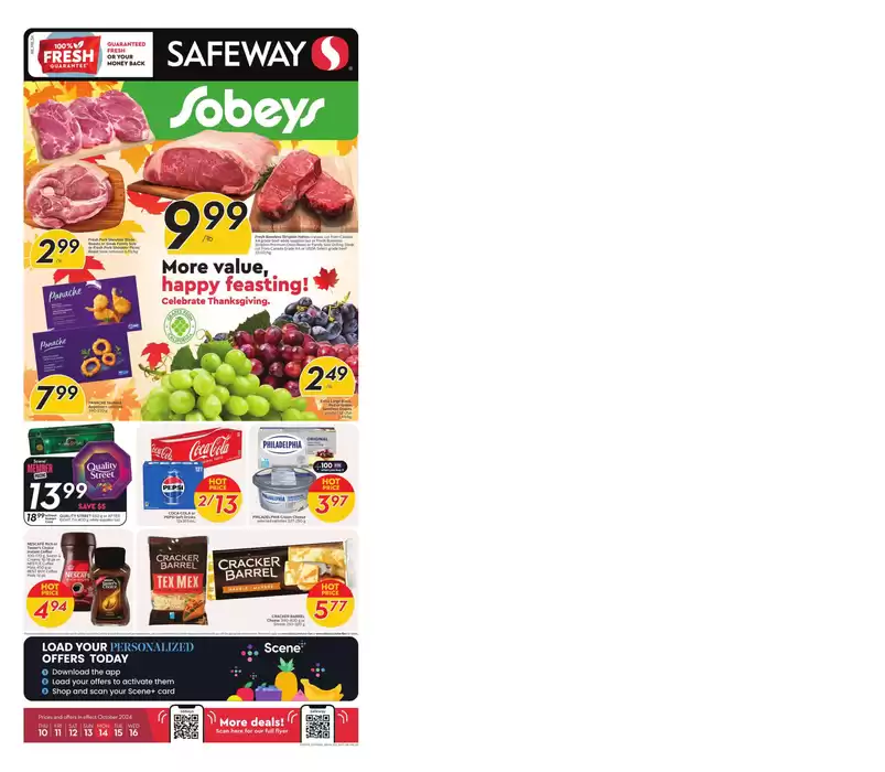 Safeway catalogue in Edmonton | Top offers for smart savers | 2024-10-10 - 2024-10-16