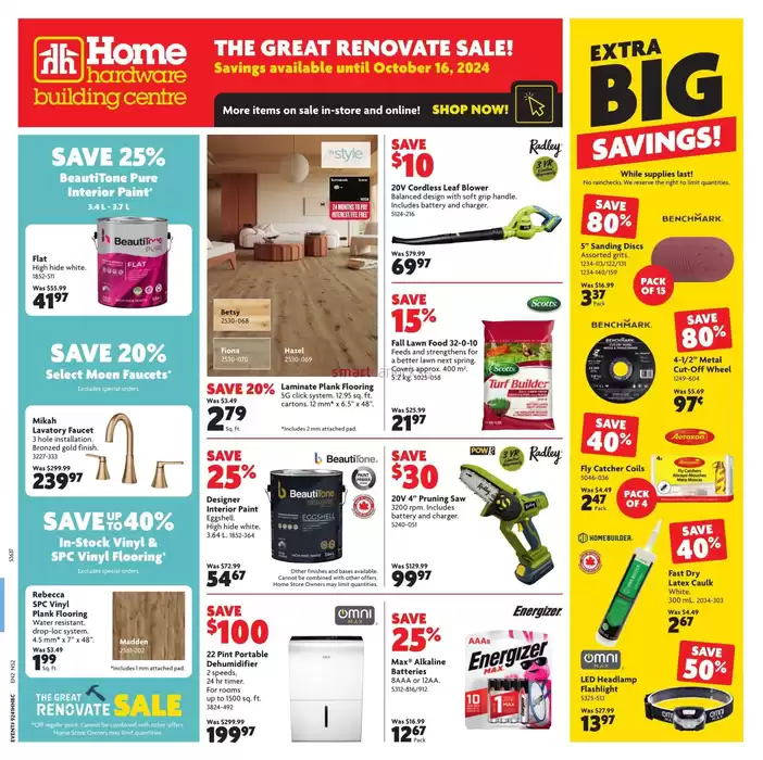 Home Hardware catalogue in Grande Cache | Discover attractive offers | 2024-10-10 - 2024-10-16