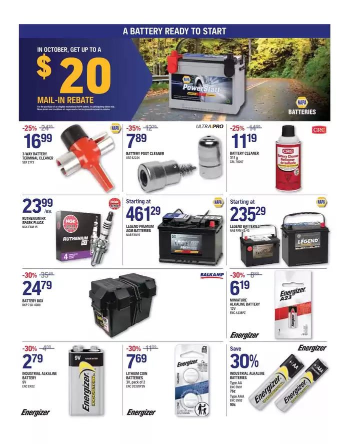 NAPA Auto Parts catalogue in Vancouver | Flyer | 2024-10-01 - 2024-10-31