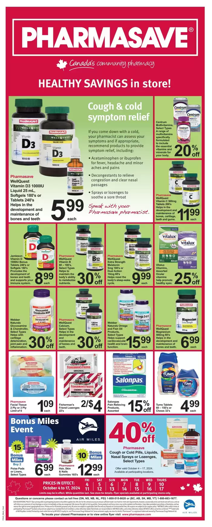 Pharmasave catalogue in Jasper | New offers to discover | 2024-10-04 - 2024-10-17