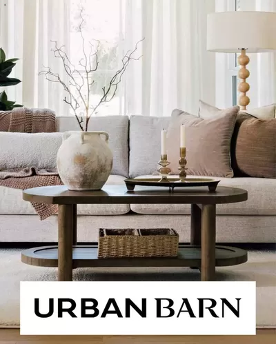 Home & Furniture offers in Kelowna | Current deals and offers in Urban Barn | 2024-10-11 - 2024-10-31