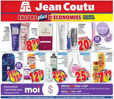 Jean Coutu catalogue in Montreal | Top deals and discounts | 2024-10-17 - 2024-10-23