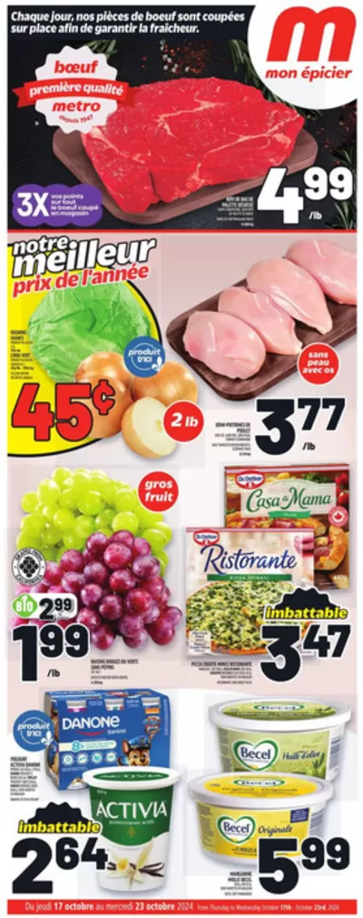 Metro catalogue in Beloeil | Our best bargains | 2024-10-17 - 2024-10-23