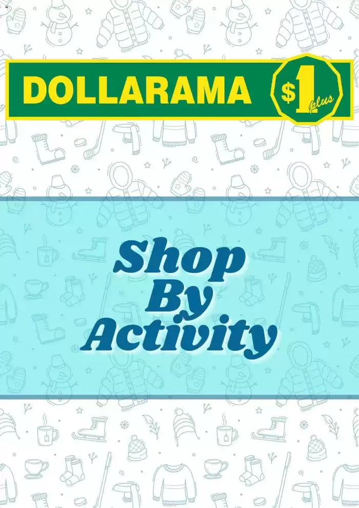 Dollarama catalogue in Edmonton | Shop By Activity | 2024-10-15 - 2024-11-03