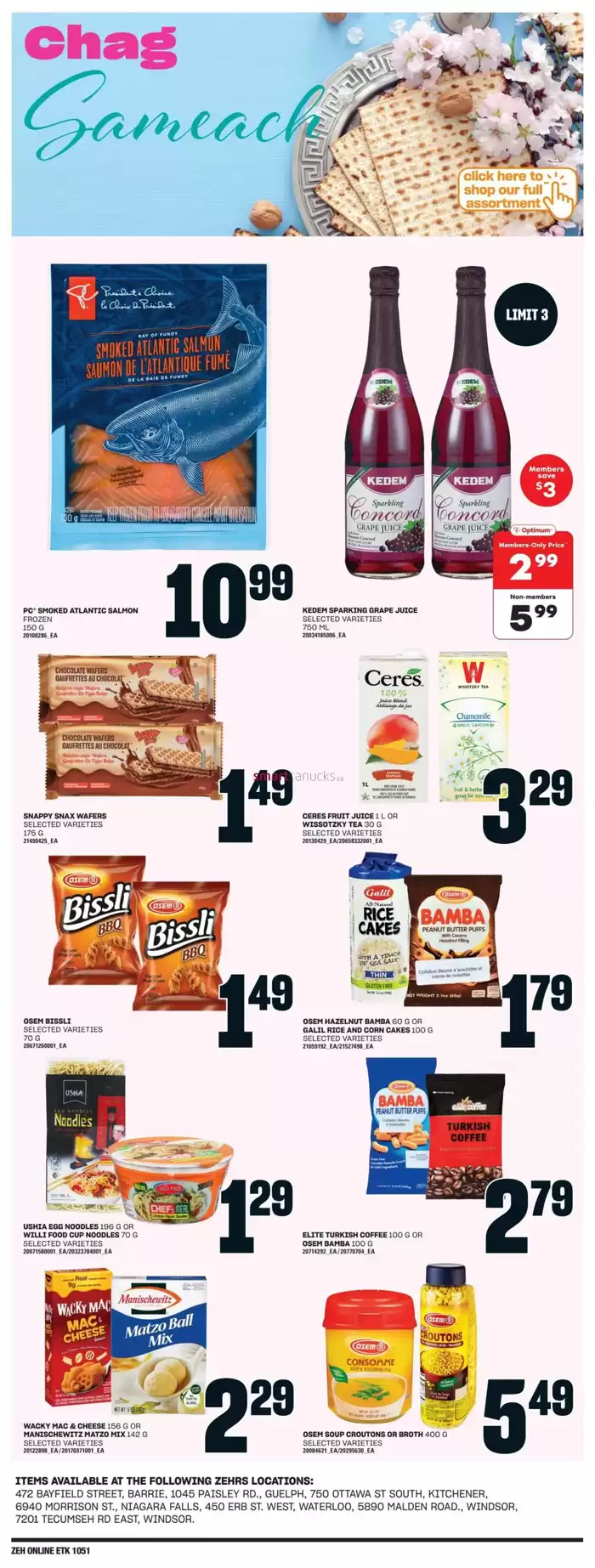 Zehrs Markets catalogue in Hamilton | Zehrs Markets weeky flyer | 2024-10-17 - 2024-10-23