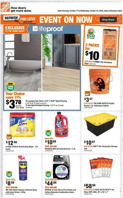 Home Depot catalogue | Weekly Flyer_CP | 2024-10-17 - 2024-10-23