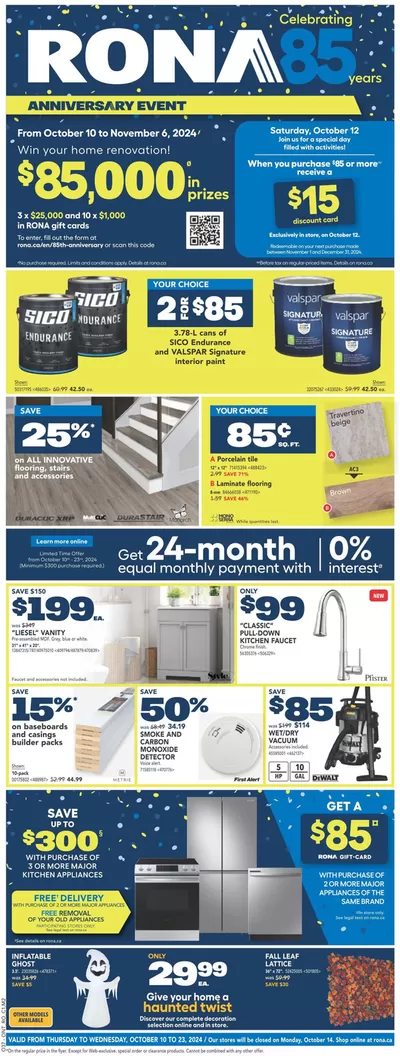 RONA catalogue in Elliot Lake | Great offer for bargain hunters | 2024-10-17 - 2024-10-23