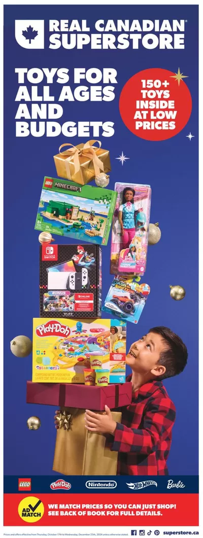 Real Canadian Superstore catalogue in Leamington | General Merchandise | 2024-10-17 - 2024-11-20