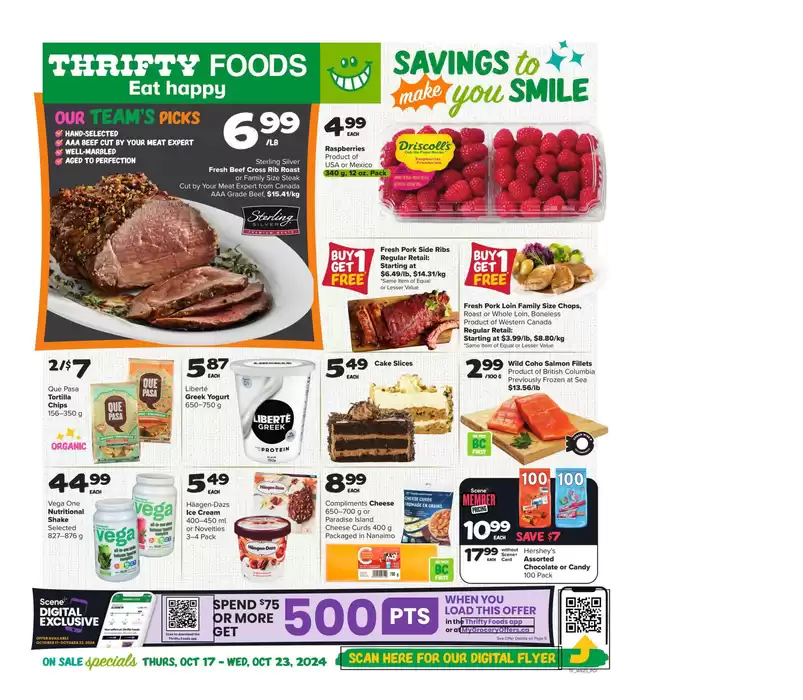 Thrifty Foods catalogue in White Rock | Current special promotions | 2024-10-17 - 2024-10-23