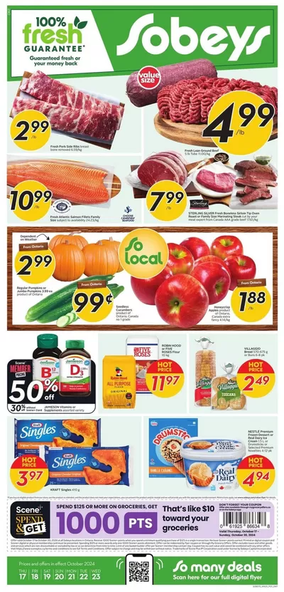 Sobeys catalogue in Calgary | Sobeys Weekly ad | 2024-10-17 - 2024-10-23