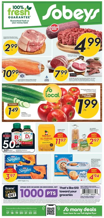 Sobeys catalogue in Barrington Passage | Great discounts on selected products | 2024-10-17 - 2024-10-23