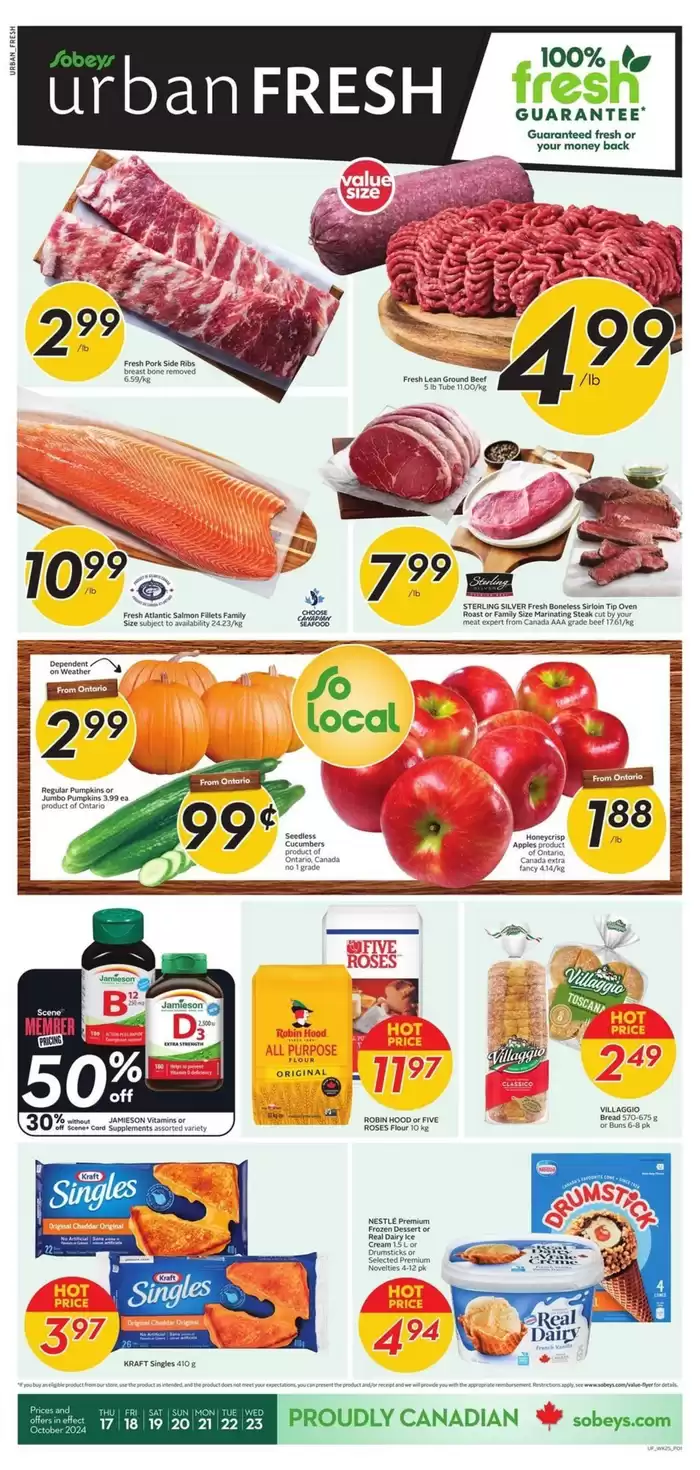 Sobeys catalogue in Calgary | New offers to discover | 2024-10-17 - 2024-10-23