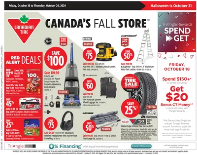 Canadian Tire catalogue in Hamilton | Current bargains and offers | 2024-10-18 - 2024-10-24