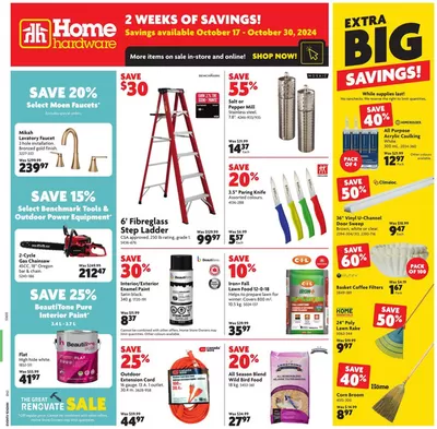 Home Hardware catalogue in Happy Valley-Goose Bay | Our best deals for you | 2024-10-17 - 2024-10-30