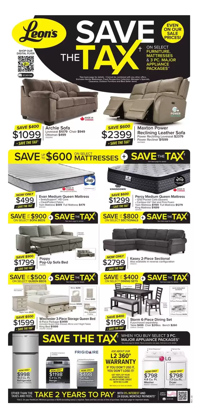 Leon's catalogue in Kentville | Special offers for you | 2024-10-17 - 2024-11-06