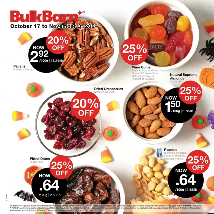 Bulk Barn catalogue in Montreal | Bulk Barn Weekly ad | 2024-10-17 - 2024-11-03