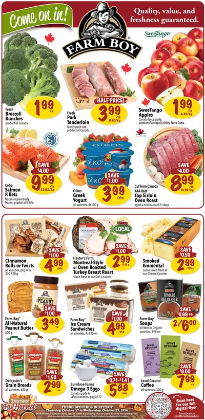 Farm Boy catalogue in Burlington | Farm Boy weekly flyer | 2024-10-17 - 2024-10-31