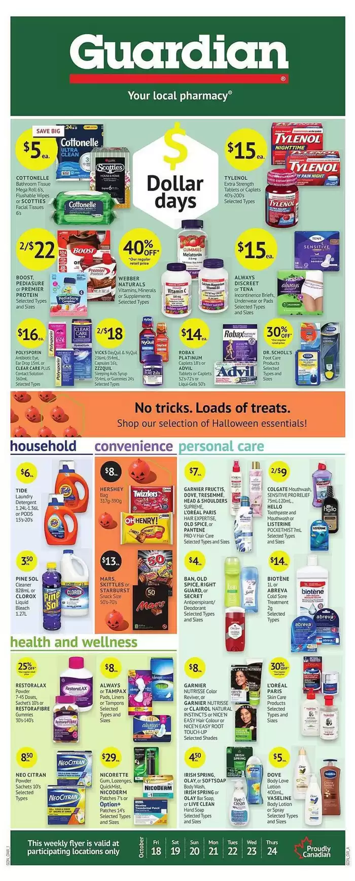 Guardian Pharmacy catalogue in Porters Lake | Guardian Pharmacy weekly flyer | 2024-10-18 - 2024-11-07