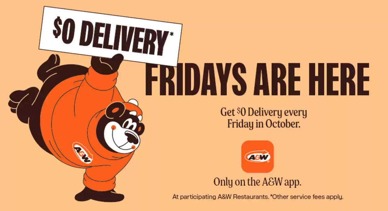 A&W catalogue in Edmonton | $0 Delivery Every Friday | 2024-10-17 - 2024-10-31