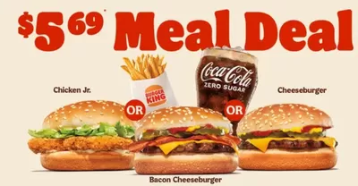 Restaurants offers in Ottawa | $5.69 Meal Deal in Burger King | 2024-10-18 - 2024-11-01