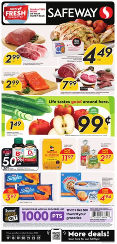 Safeway catalogue in Castlegar | Weekly Flyer | 2024-10-17 - 2024-10-23