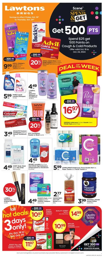 Lawtons Drugs catalogue in Porters Lake | Weekly Ad | 2024-10-18 - 2024-10-24