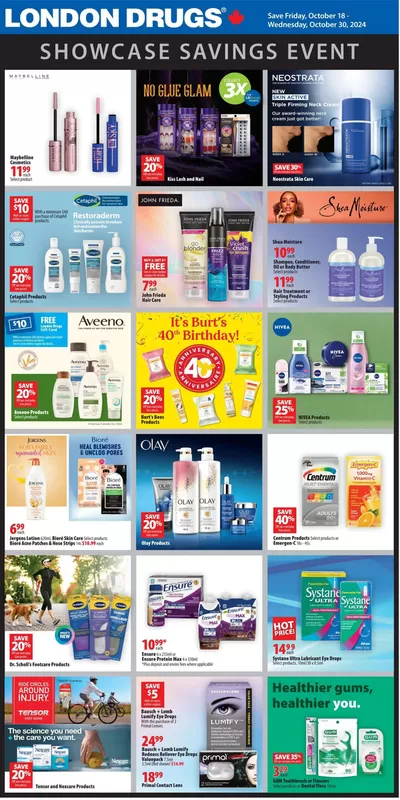 Pharmacy & Beauty offers in Edmonton | London Drugs Weekly ad in London Drugs | 2024-10-18 - 2024-10-30